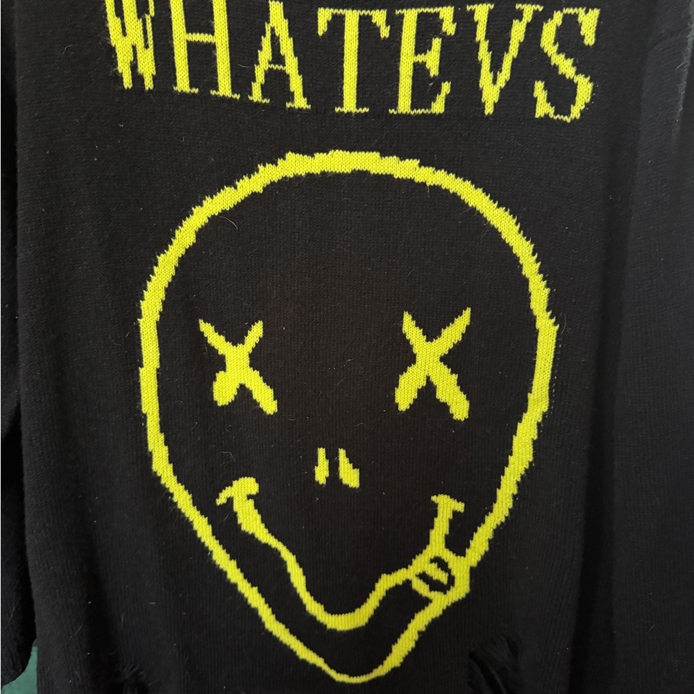 Iron Fist Whatevs Graphic Sweater